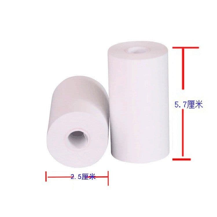image-Self-Adhesive Paper 57X25 Cash Register Ticket - Coreless