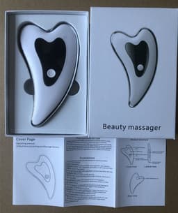 image-Facial Microcurrent Massager - Gua Sha Beauty Tool for Lymphatic Drainage
