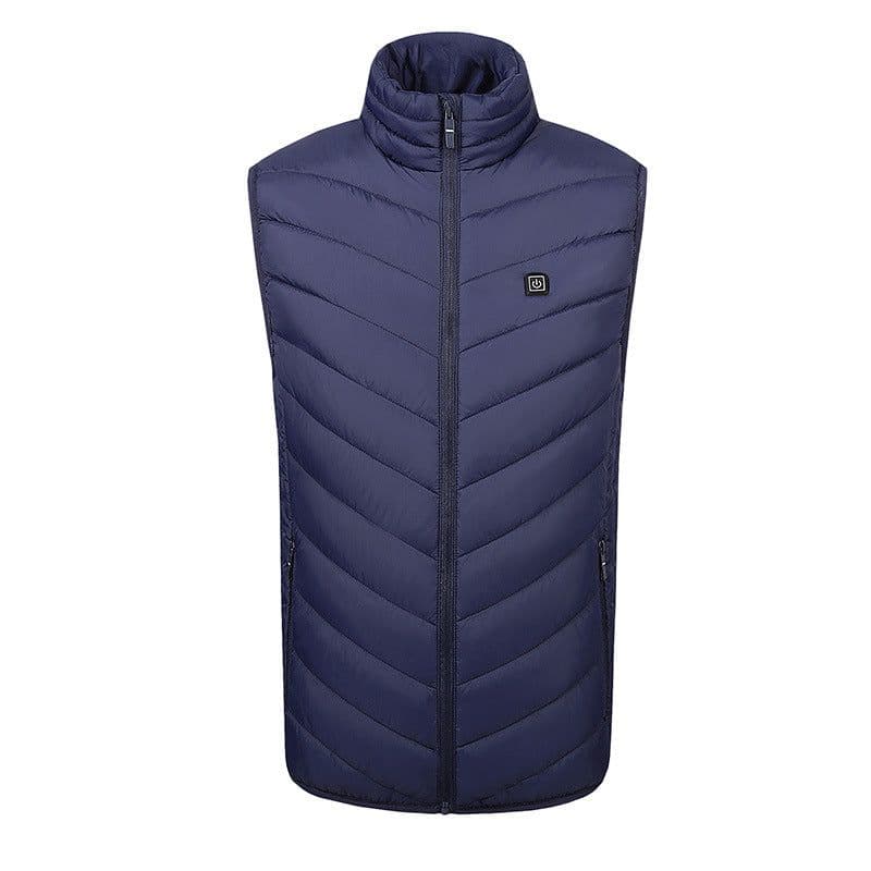 image-Cross-border Smart USB Heating Vest for Men - Warm Couple Jacket