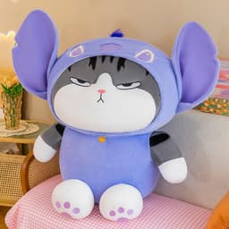 image-Plush Cat Toy 100cm Super Soft Short Plush