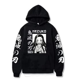 image-Men's & Women's Anime Hooded Hoodie - Large Size