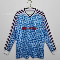 image-Football Jersey - Retro Home Away Long Sleeve Polyester