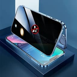 image-Apple 14 Phone Case - Metal Magnet Anti-Peep Double-Sided iPhone 12/13/14