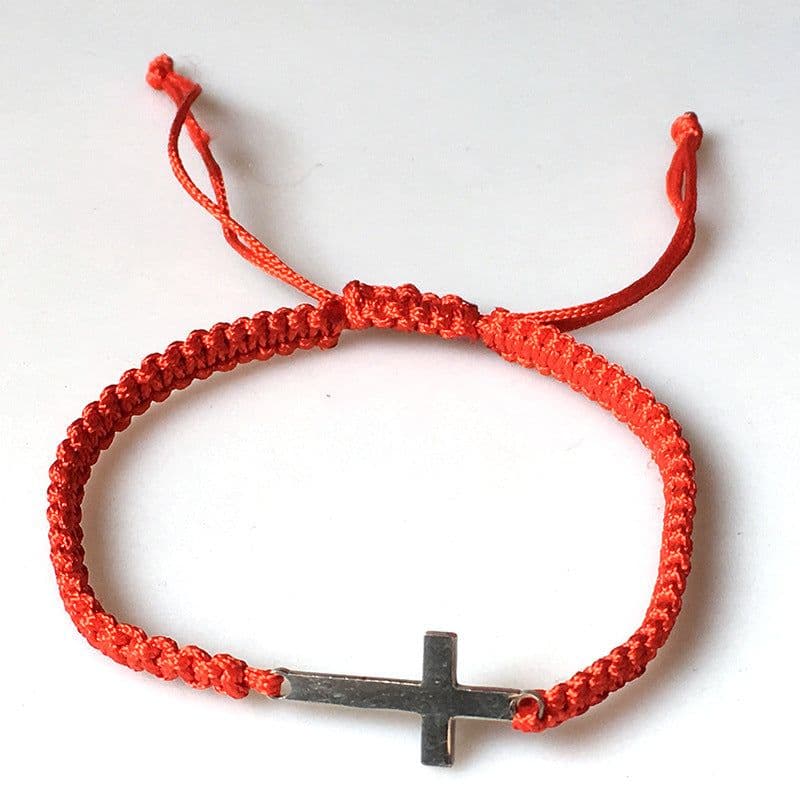 image-Hand-Woven Stainless Steel Couple Bracelets
