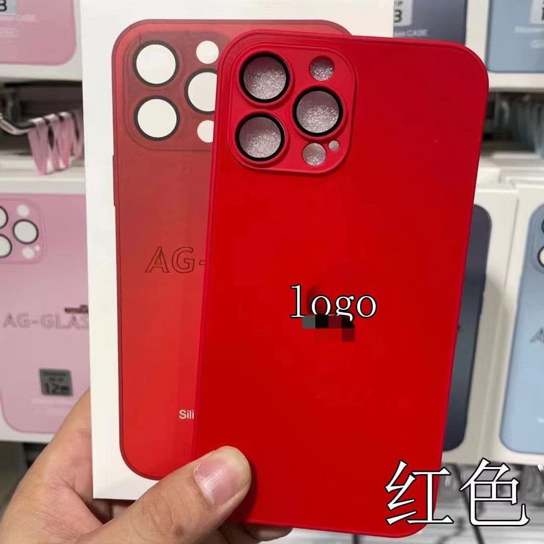 image-iPhone 14AG Frosted Glass Lens Film Case - Protective Cover 12