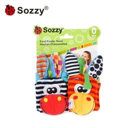 image-Sozzy Baby Rattle Socks Wrist Strap 0-1Y