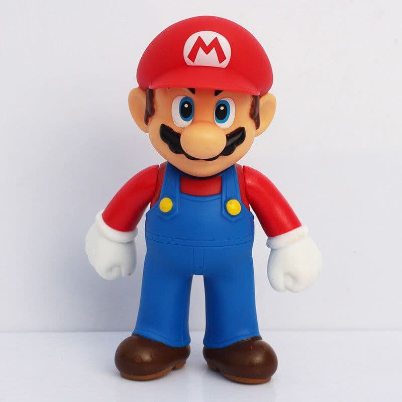 image-Hot sale 5 inch Super Mario Mario Mushroom Man Sugar Gum Doll Hand Model Multi-color optional gift