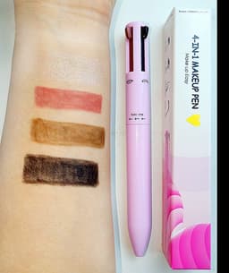 image-4 in 1 Makeup Pen - 4 Colors Eyebrow Eyeliner Lip
