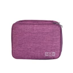 image-Cross-border cation charger storage bag Portable data cable mobile phone storage bag Waterproof three-layer digital bag