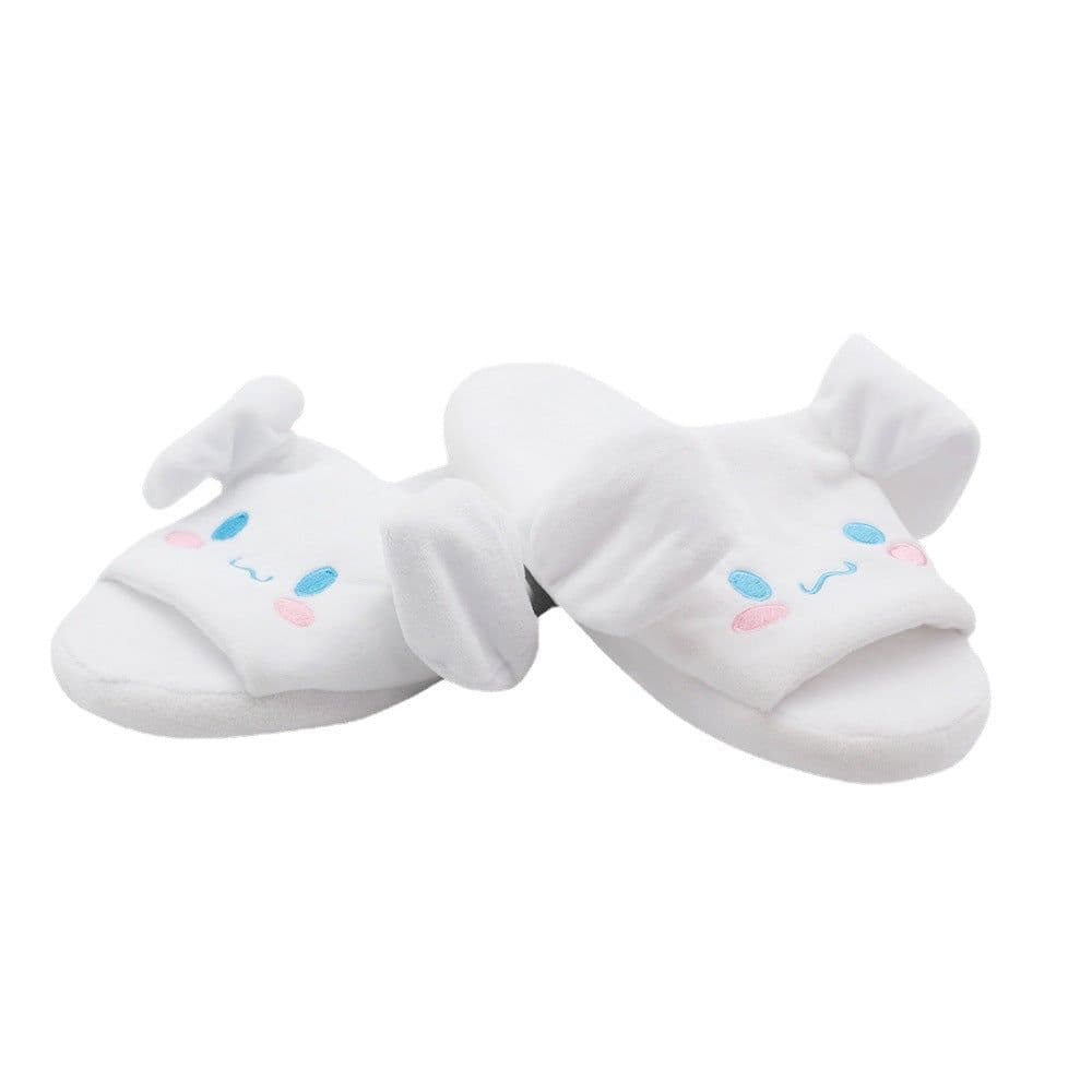 image-Cute Cartoon Slippers - Moving Ears Anti-slip Blue