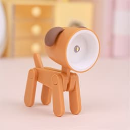 image-LED Night Light Pet Decoration Mini Phone Holder - Orange