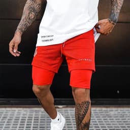 image-Muscle Aesthetics Men's Basketball Shorts - Black Slim Fit