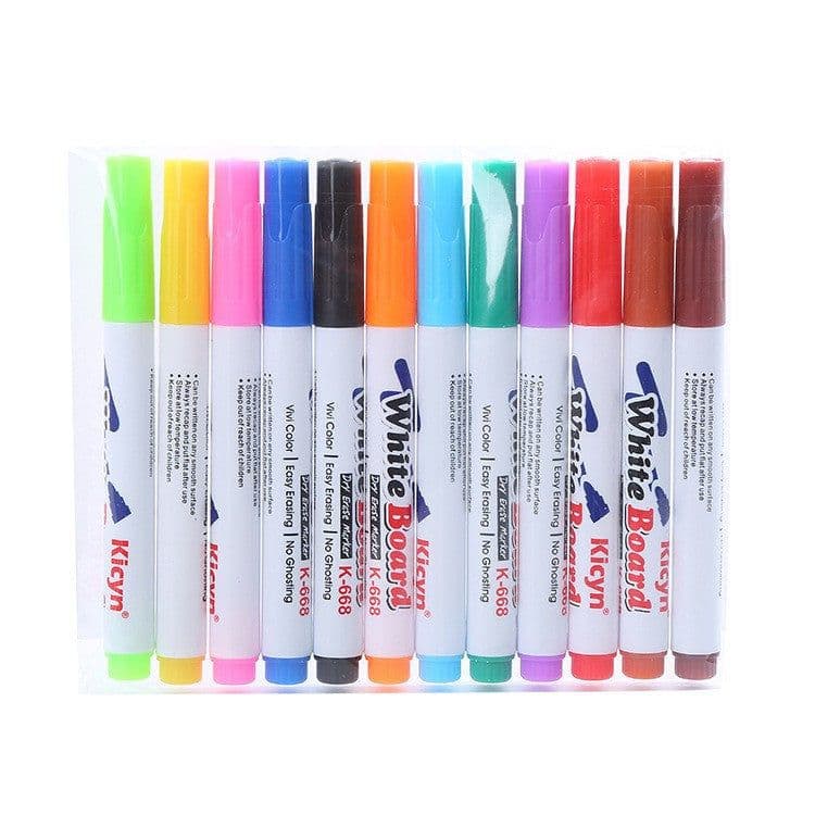 image-Children's water painting colorful floating pen children's magic water floating pen erasable whiteboard pen floating pen wholesale
