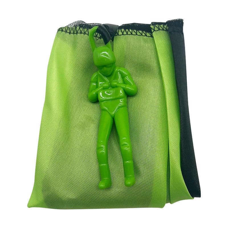 image-Kids Parachute Toy - White Plastic Jumping Soldier 45mm