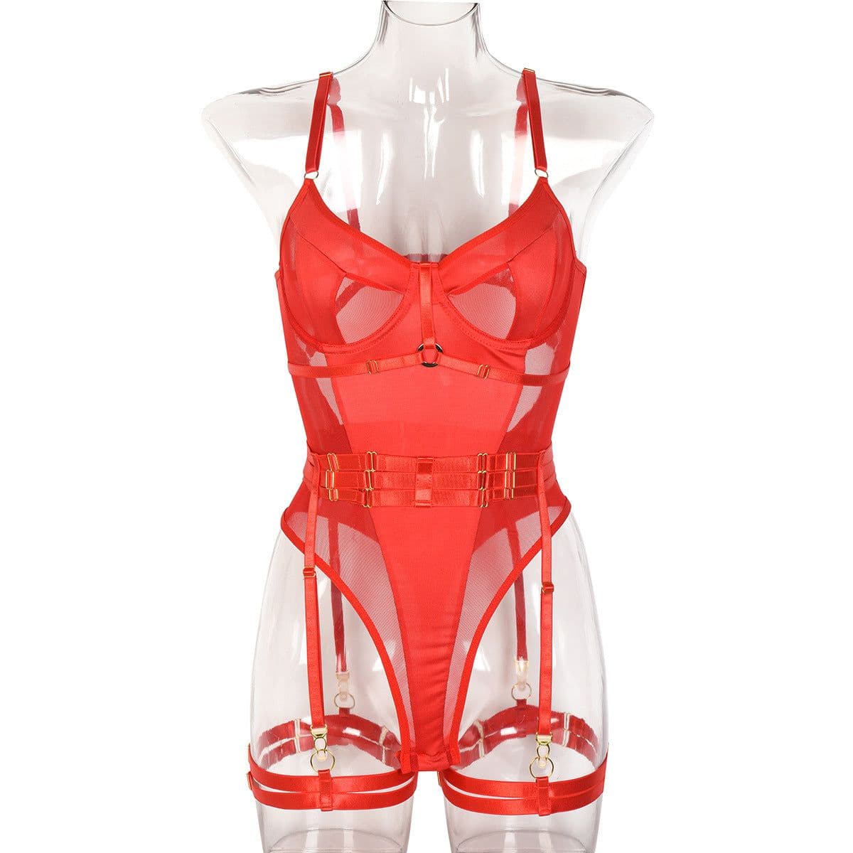 image-European & American Women's Three-Piece Set - XL - Polyester 90% (65 characters)