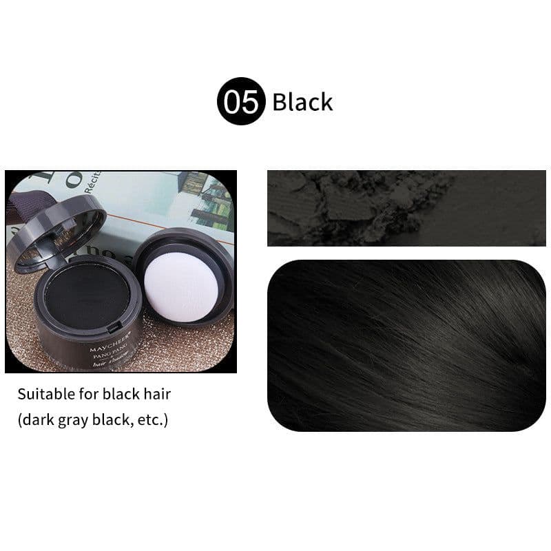 image-MAYCHEER Hairline Shadow Powder, Natural Color, 3 Years Shelf Life