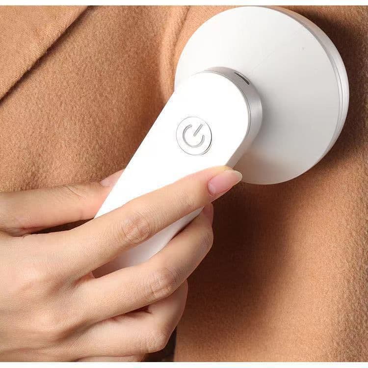 image-Clothes Pilling Trimmer USB Rechargeable White