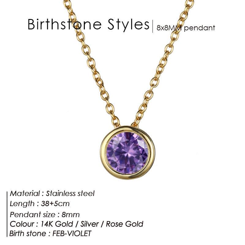 image-E-Manco Light Yellow Titanium Steel Necklace - Rose Gold Stainless Steel Cross Chain