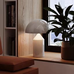 image-Nordic Mushroom Table Lamp - Luxury Living Room Decorative - High-End Design