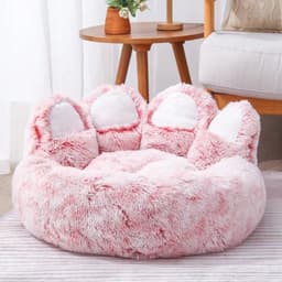 image-Plush Pet Nest - Warm Thickened Velvet Long-Haired Dog & Cat Bed (68 characters)