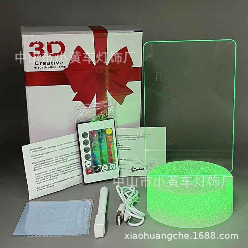 image-16-Color Remote USB 3D Night Light Erasable Graffiti Board Lamp 12*15