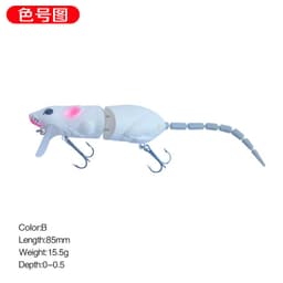 image-15.5g/15.5cm luya bait mouse bionic broken section long throw pencil mino cocked mouth artificial bait fake bait 9008