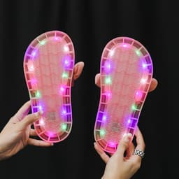 image-LED Light-Up Slippers - Non-Slip PVC Adult Summer