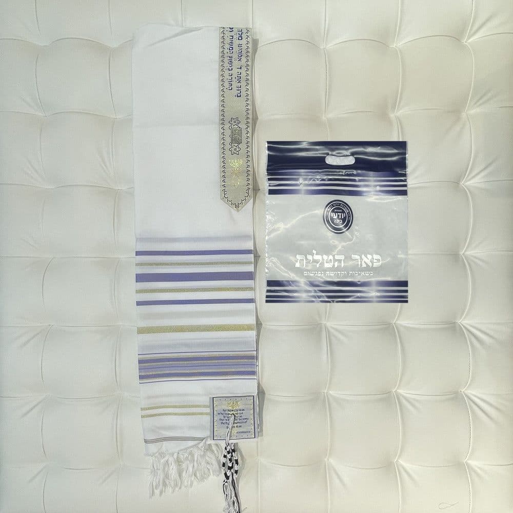 image-Arabian Scarf Shawl - Navy Blue Gold 50x180cm Polyester