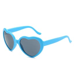 image-Mori Fox Heart Sunglasses - Black UV400