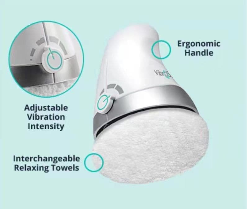 image-Fat Pushing Massager - White USB Vibration