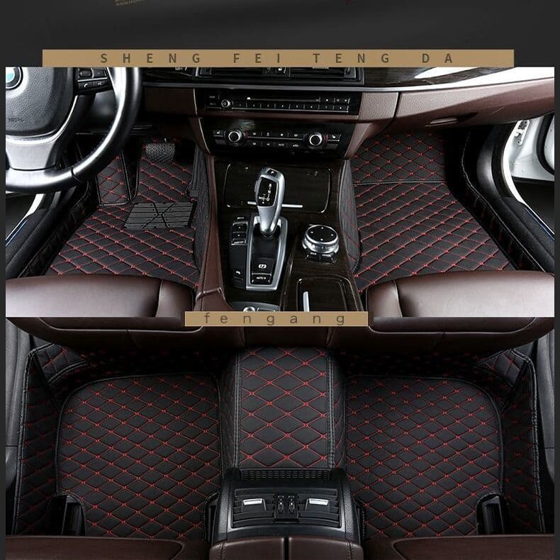 image-Wholesale full set of separate car floor mats universal non-slip foot mats fully surrounded by easy-to-clean car floor mats