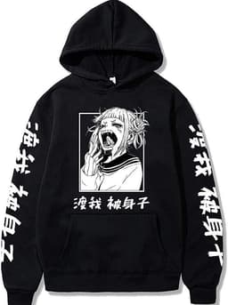image-Men's & Women's Anime Hooded Hoodie - Large Size