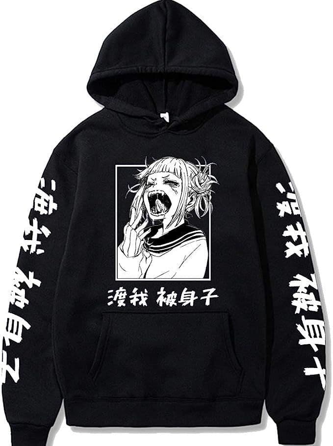 image-Men's & Women's Anime Hooded Hoodie - Large Size