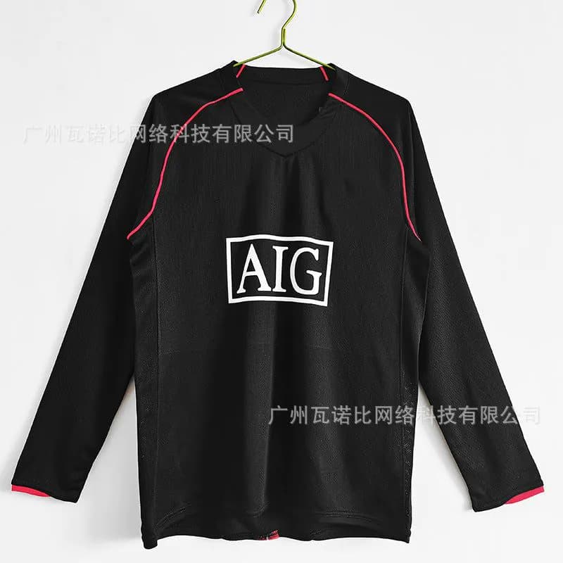 image-Football Jersey - Retro Home Away Long Sleeve Polyester