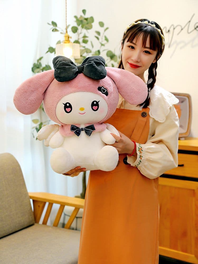 image-Devil Kurome Plush Toy Angel Melody Doll - Scissor Machine Gift for Girls