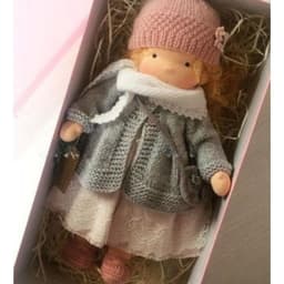 image-Waldorf Doll - Handmade Cotton Christmas Thumb Gift - Fu Luanna