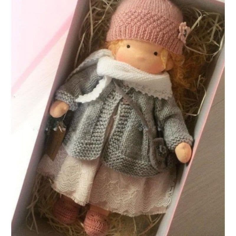 image-Waldorf Doll - Handmade Cotton Christmas Thumb Gift - Fu Luanna