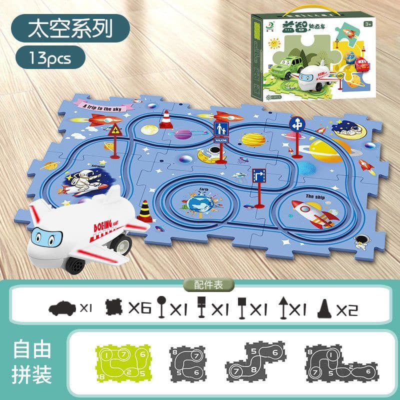 image-Di Paypal Electric Track Puzzle Car Toy