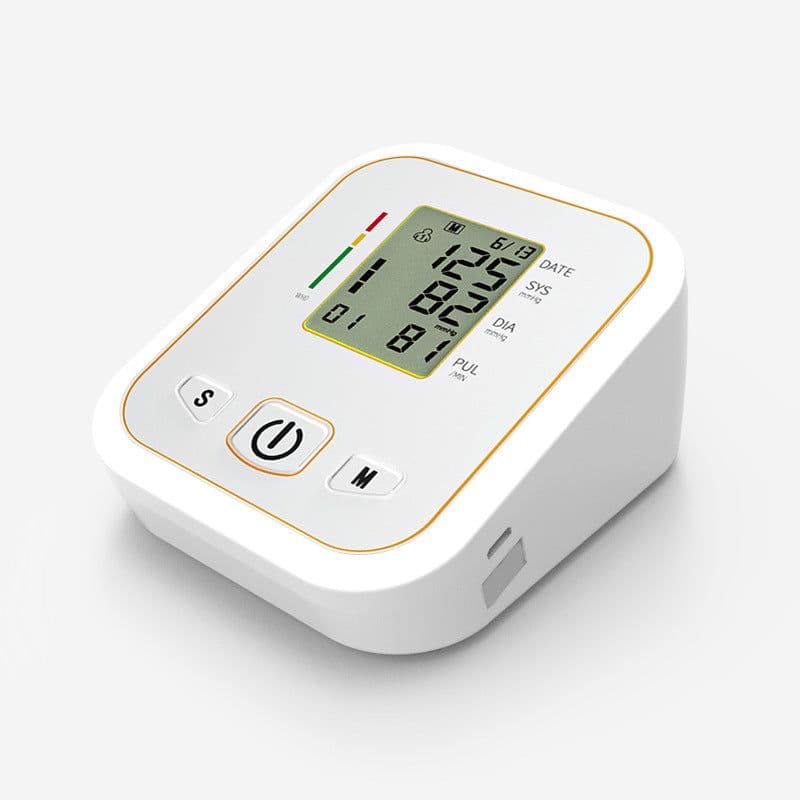 image-Vilego Arm Blood Pressure Monitor - FDA Certified, ABS Material, Black