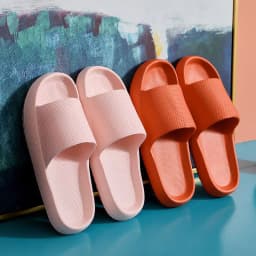 image-EVA Flip Flops - Grey Unisex Anti-Slip Beach Sandals