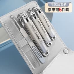 image-New Stainless Steel Nail Clippers Set - Manicure Pedicure