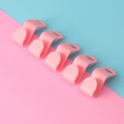 image-Plastic Hanger Hook - Pink 5kg Capacity