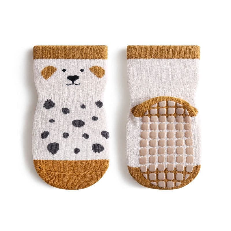 image-Baby socks spring and autumn thin section 1-3 years old indoor non-slip socks 12 months baby toddler socks children's floor socks