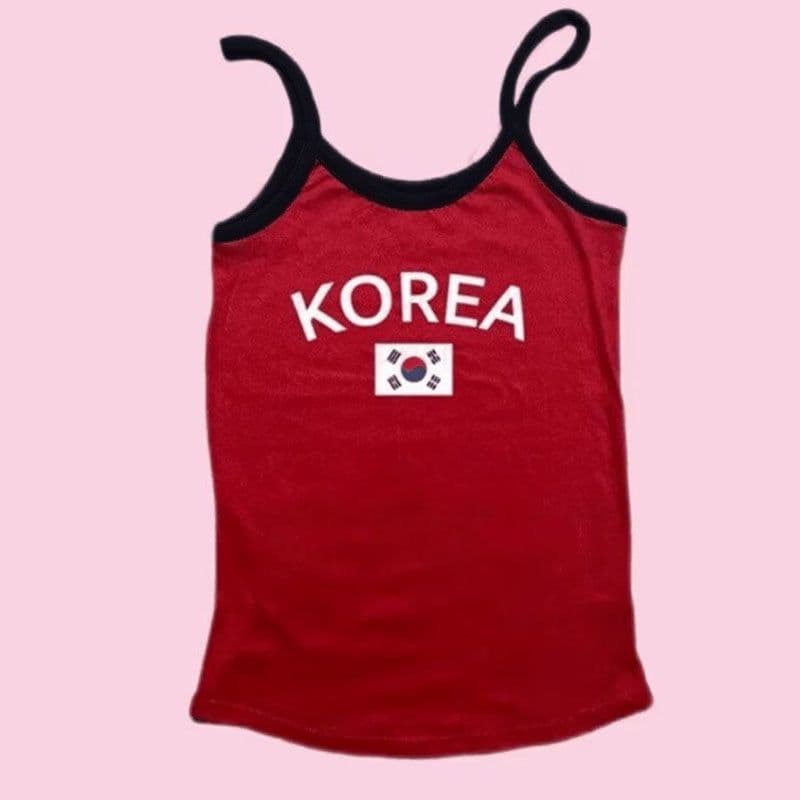 image-European American Y2K Blue Crop Top - Slim Fit