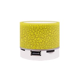image-Mini Bluetooth Speaker - Portable LED Wireless Subwoofer Gift - Yellow 58*53mm