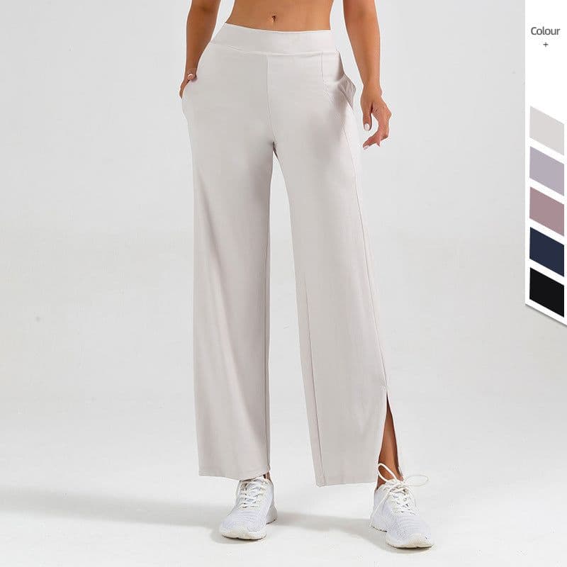 image-Li Xuefei Women's High-Waist Yoga Pants - White XXL