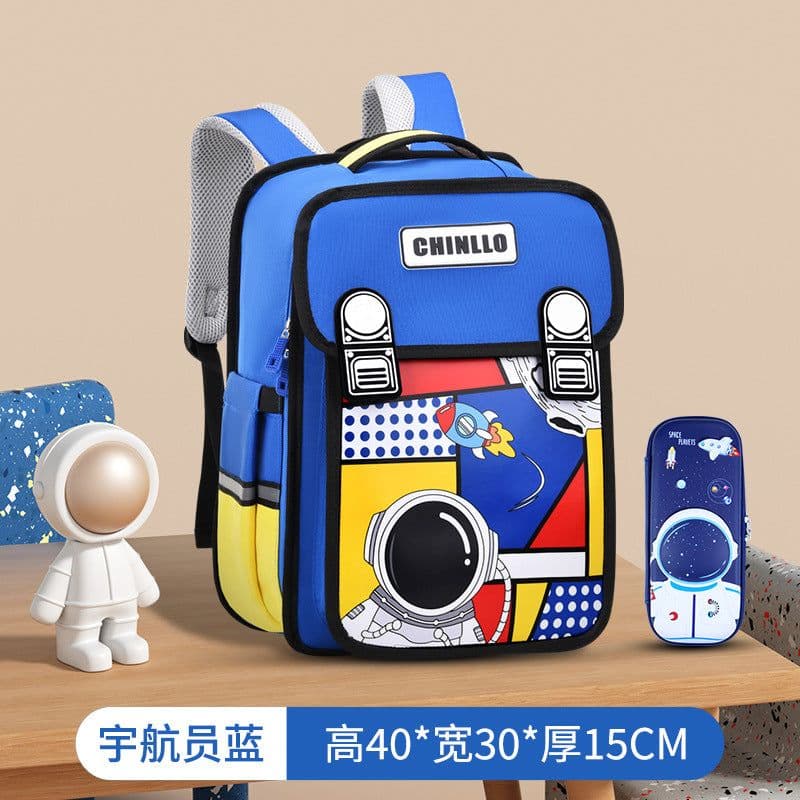 image-Chunlong Waterproof Comic Schoolbag for Grades 1-6 - 36-55L Backpack