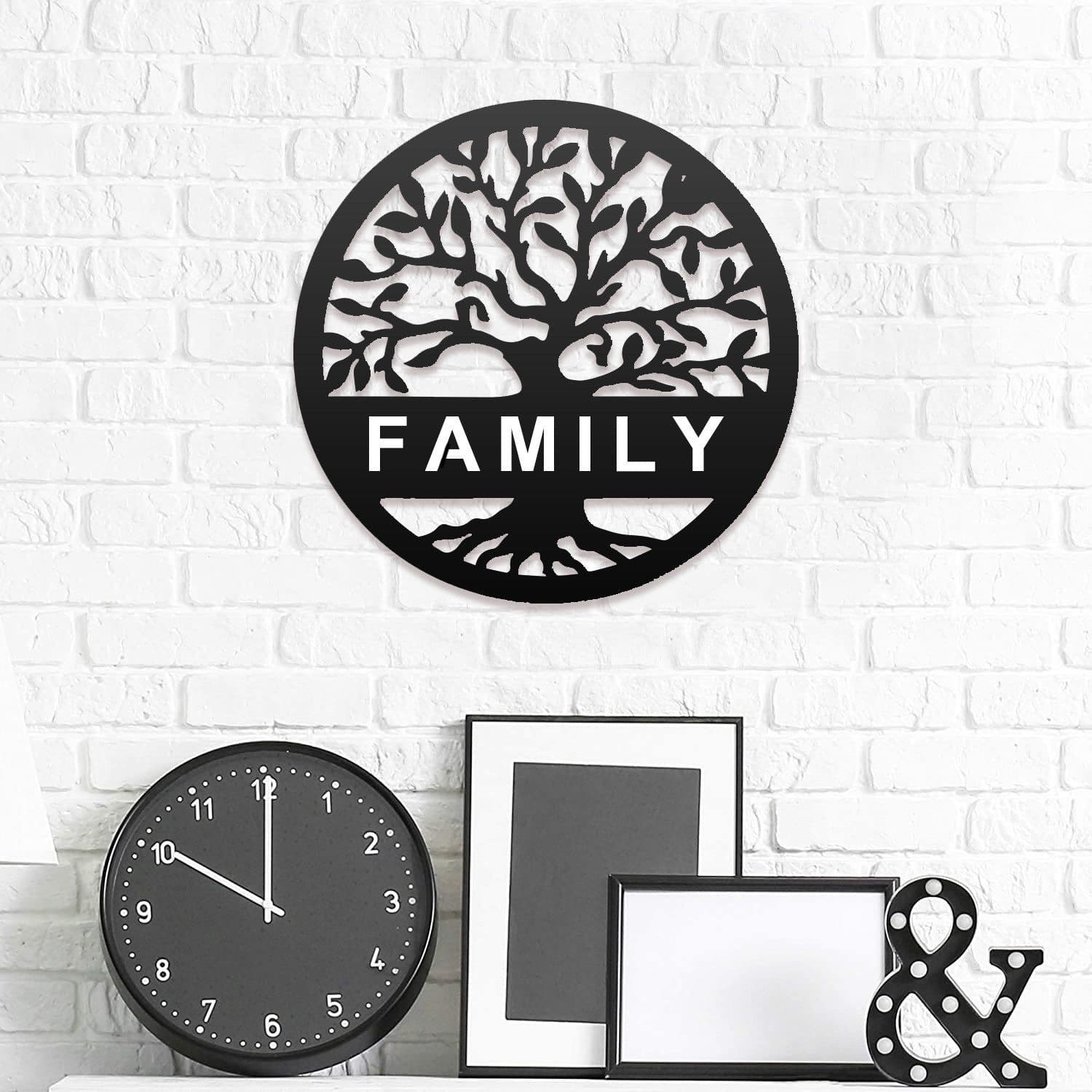 image-Cross-Border Laser Metal Wall Pendant