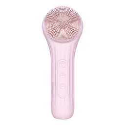 image-Silicone Facial Cleanser Brush - Black Ultrasonic Massage
