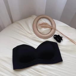 image-Off-the-Shoulder Push-Up Bra - White, Breathable, Two-Wear
